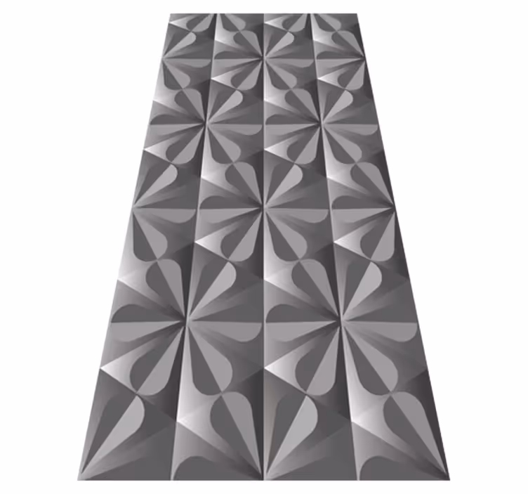 Alfombra de vinilo geométrica simetría geométrica - TenVinilo