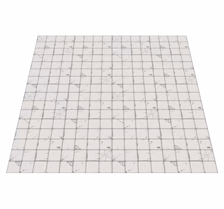 Alfombra vinílica hidráulica baldosas gris claro envejecido - TenVinilo