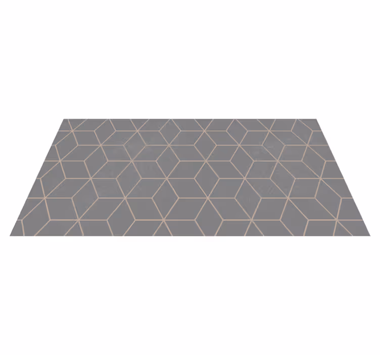 Alfombra de vinilo geométrica Cuadrados de estilo contemporáneo - TenVinilo