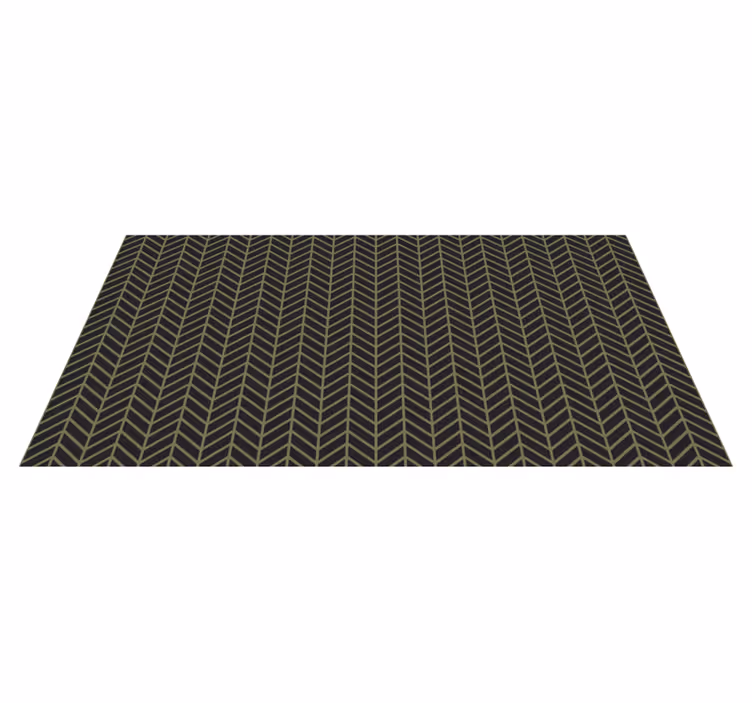 Alfombra de vinilo de rayas patrón de rayas en espiga - TenVinilo