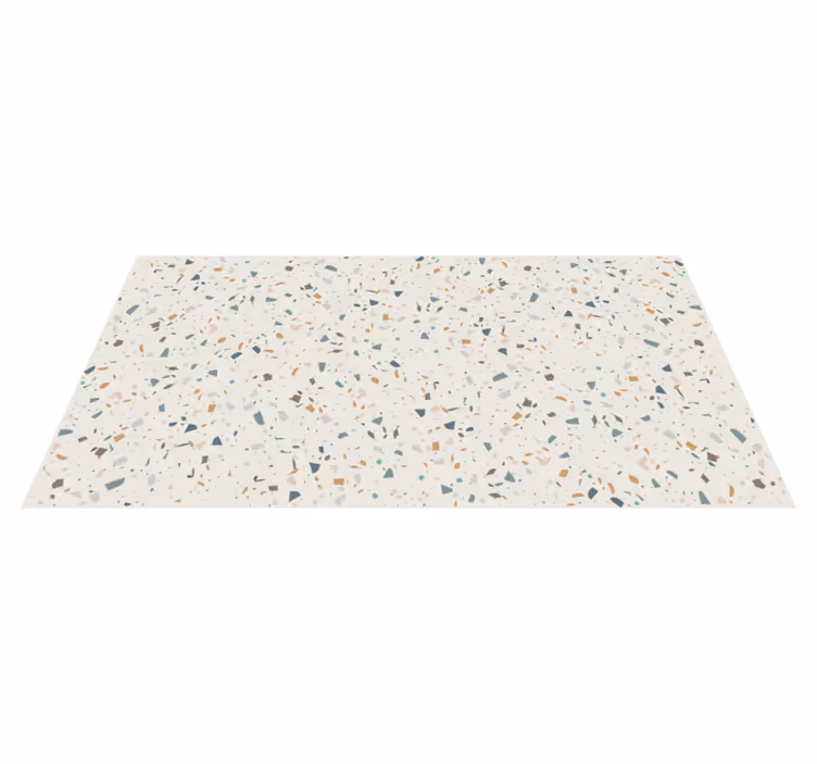 Alfombra de vinilo textura piedra textura de terrazo - TenVinilo