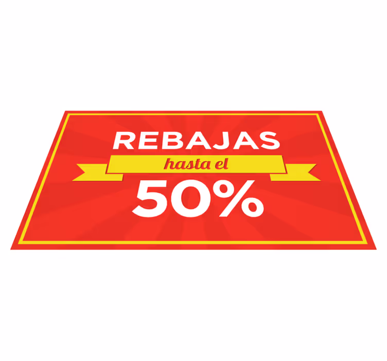 Alfombra de vinilo roja venta de descuento personalizado - TenVinilo