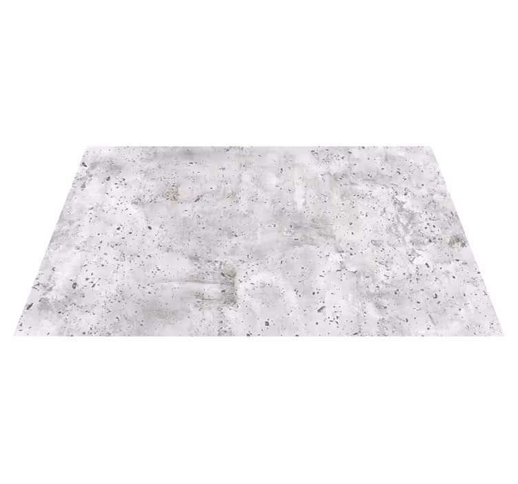 Alfombra vinílica comedor efecto hormigón gris - TenVinilo