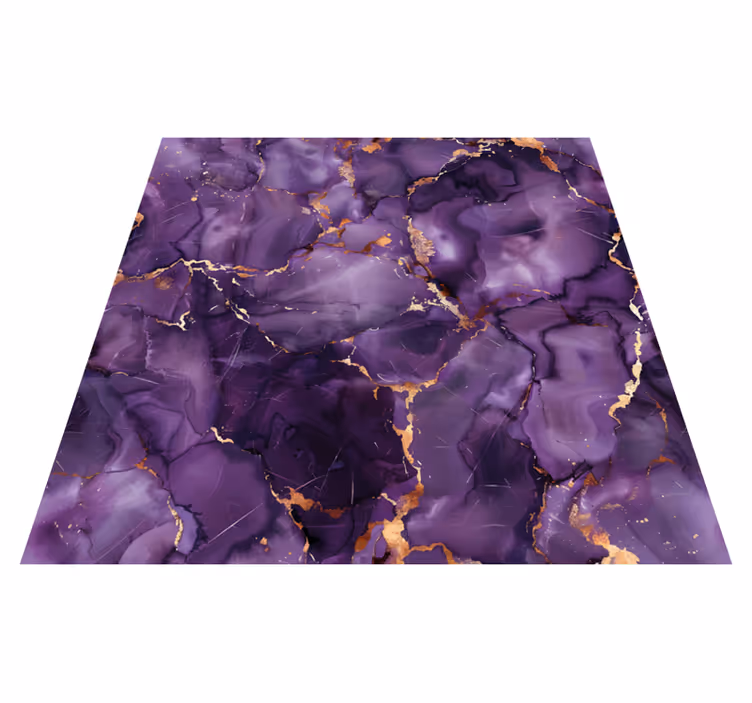 Alfombra vinílica efecto mármol color púrpura - TenVinilo