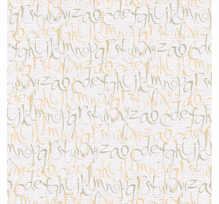 Papel tapiz letras letras vintage urbanas - TenVinilo