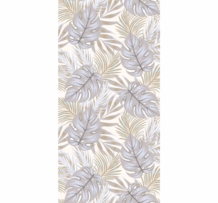 Papel tapiz hojas elegante motivo de monstera - TenVinilo