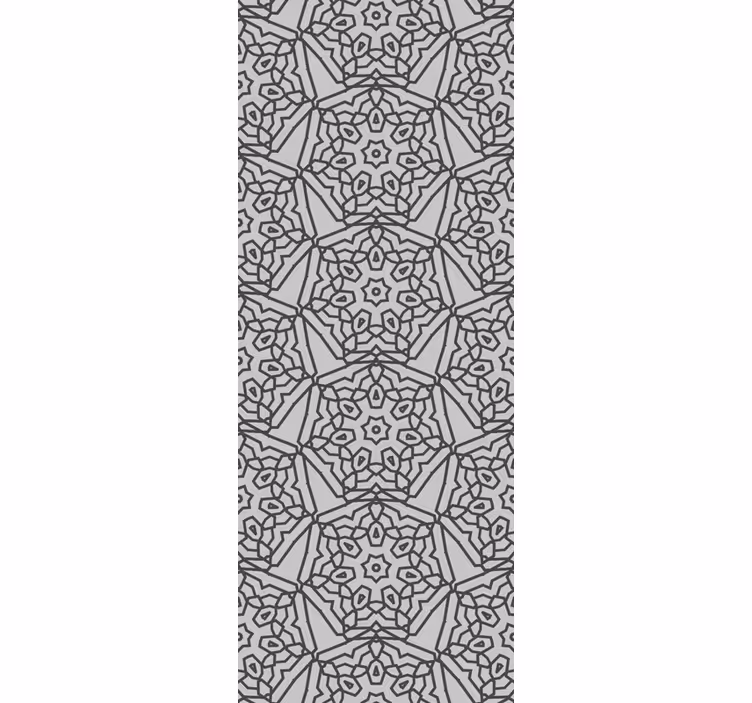 Papel tapiz ornamental diseño con patrones intrincados - TenVinilo