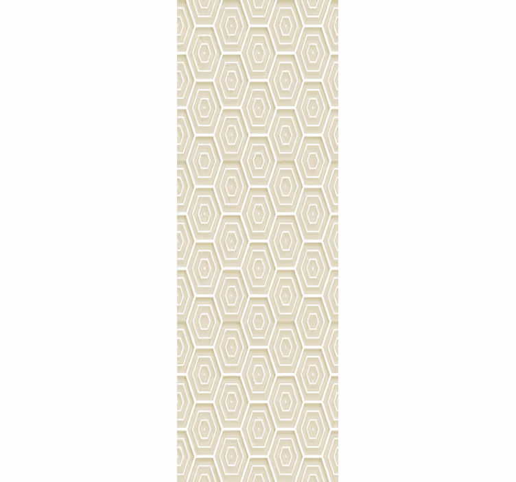Papel tapiz geométrico estructura hexagonal - TenVinilo