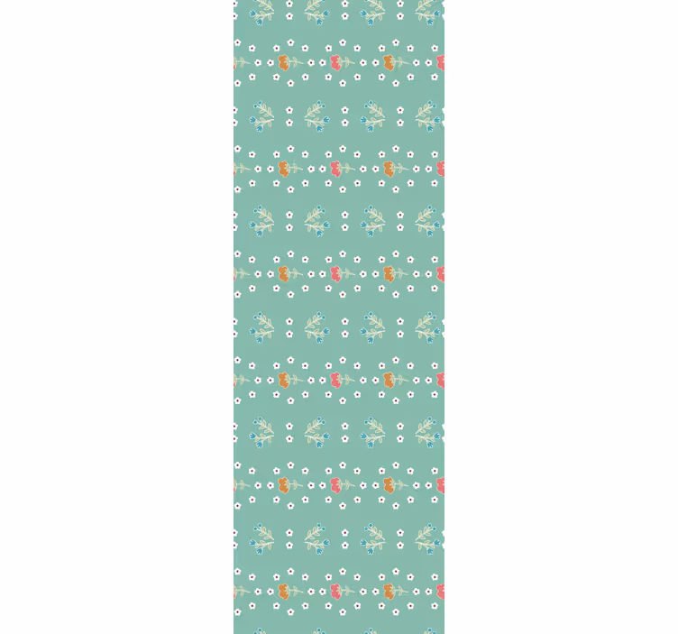 Papel tapiz flores dulces acentos florales - TenVinilo