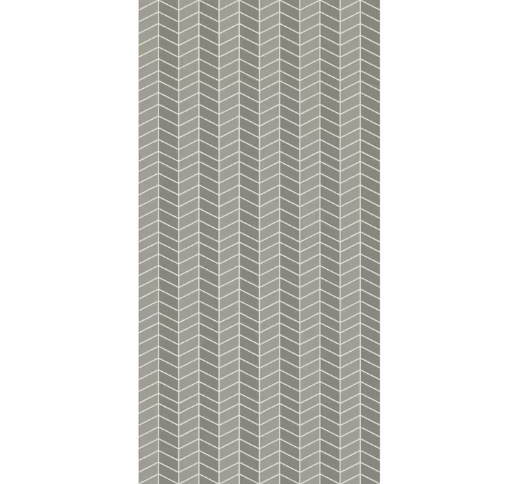 Papel tapiz geométrico motivo de chevron beige - TenVinilo