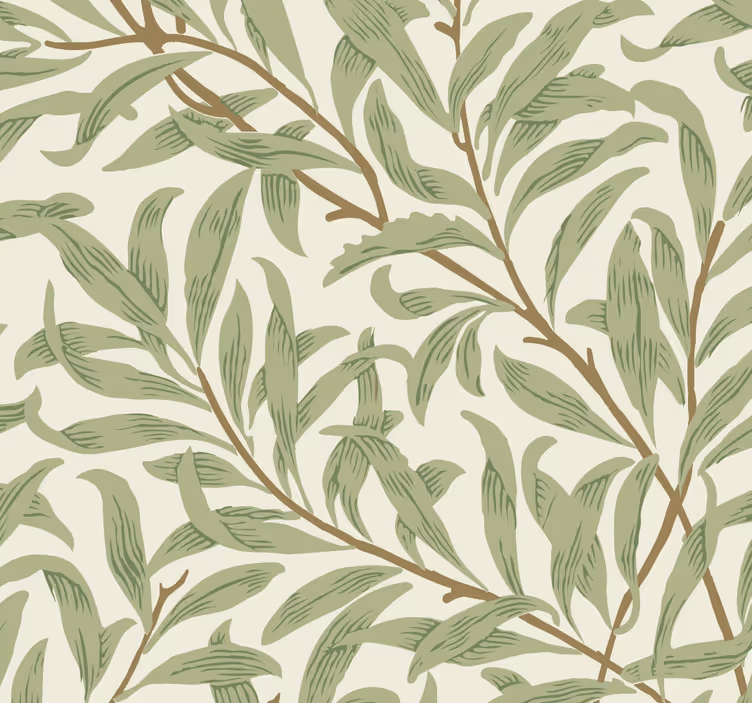 Papel tapiz cocina plantas verdes botánicas - TenVinilo