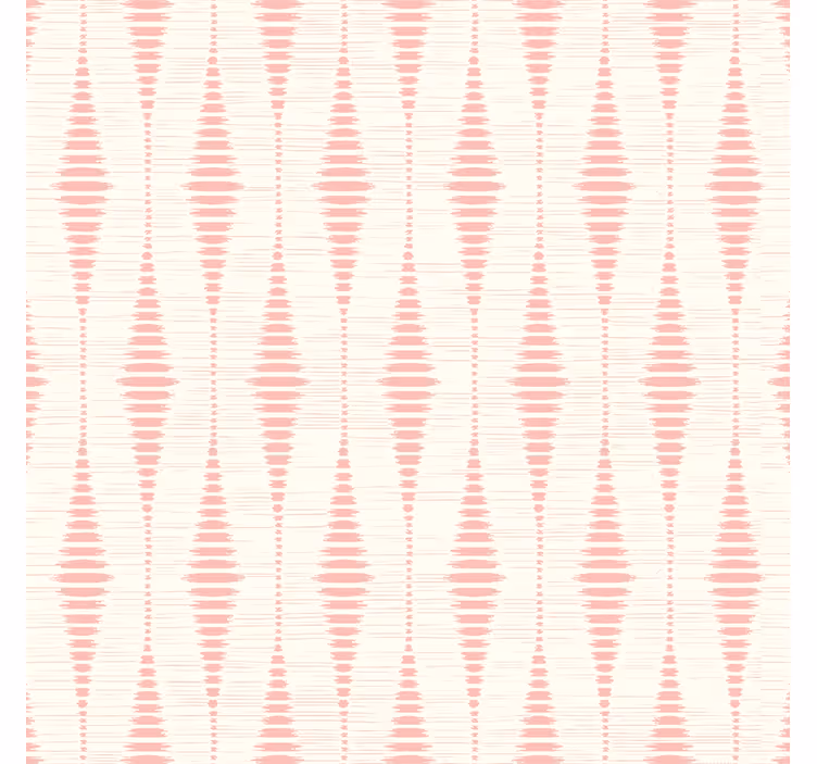 Papel tapiz geométrico ikat rabaul rosa pastel - TenVinilo