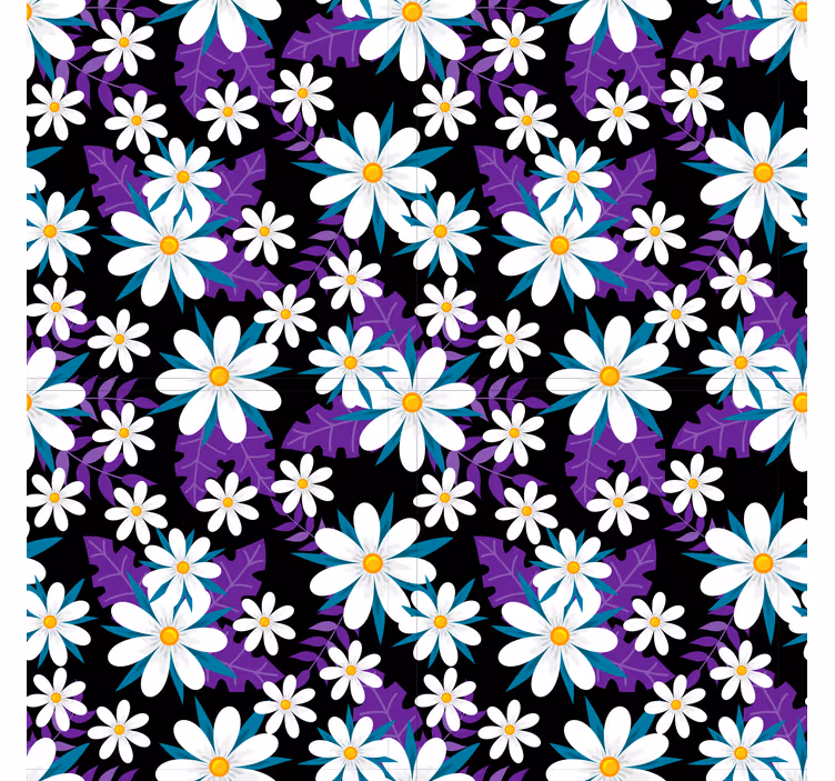 Papel tapiz naturaleza exposición floral colorida - TenVinilo