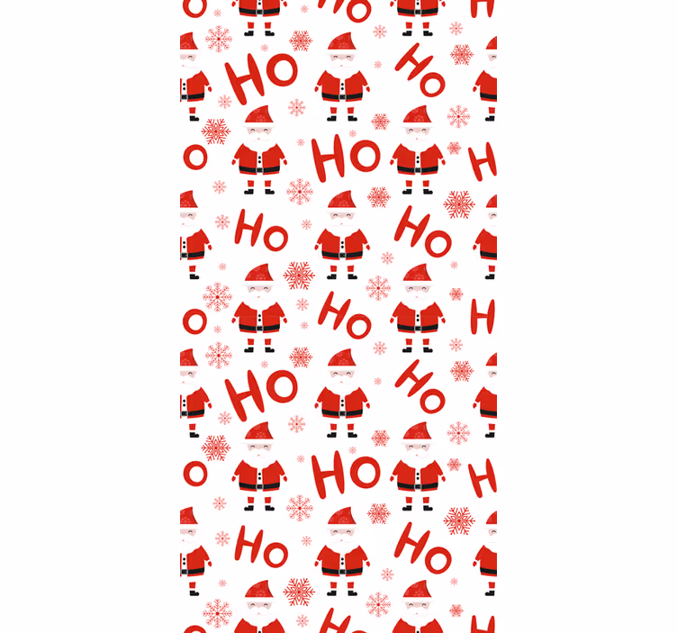 Papel tapiz navidad santa claus jojojo - TenVinilo