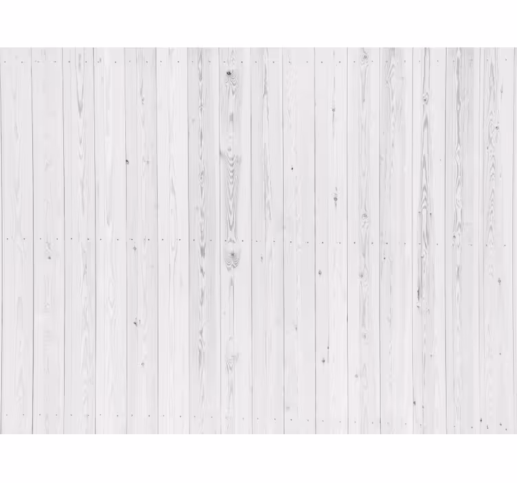 Papel tapiz madera patrón blanco vintage - TenVinilo