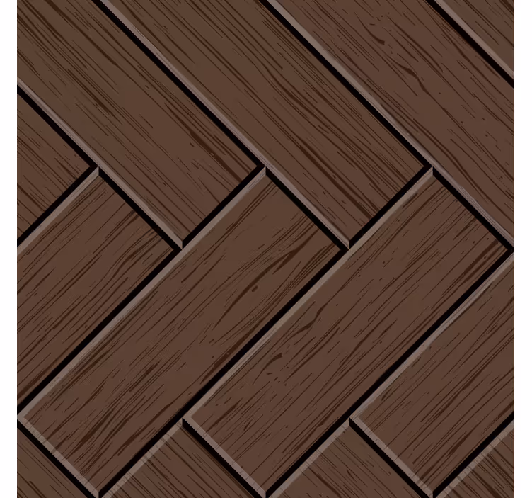 Papel tapiz ornamental adhesivo de piso en zig zag - TenVinilo