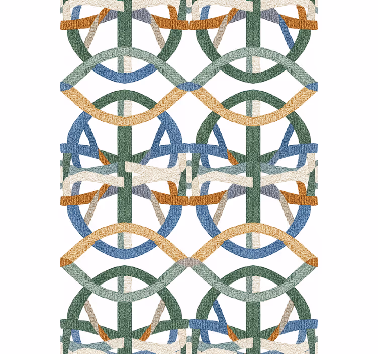 Papel tapiz para sala textura de cuerda bordada - TenVinilo