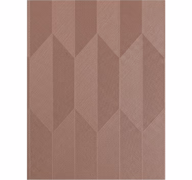 Papel tapiz para sala chevron geométrico malva - TenVinilo