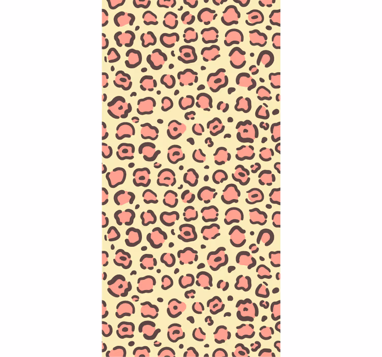 Papel tapiz para recámara textura de piel de leopardo - TenVinilo