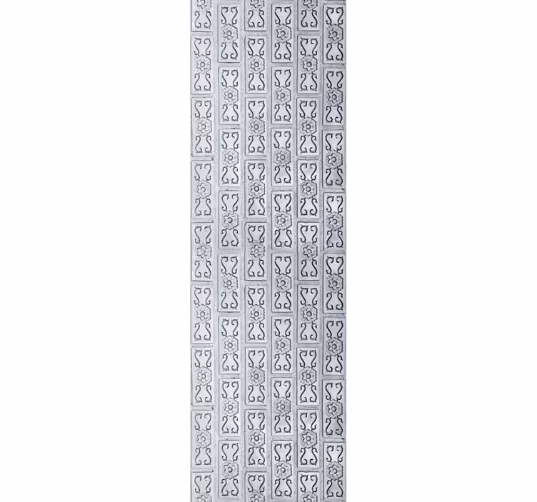 Papel tapiz ornamental hojas de yeso exótico - TenVinilo