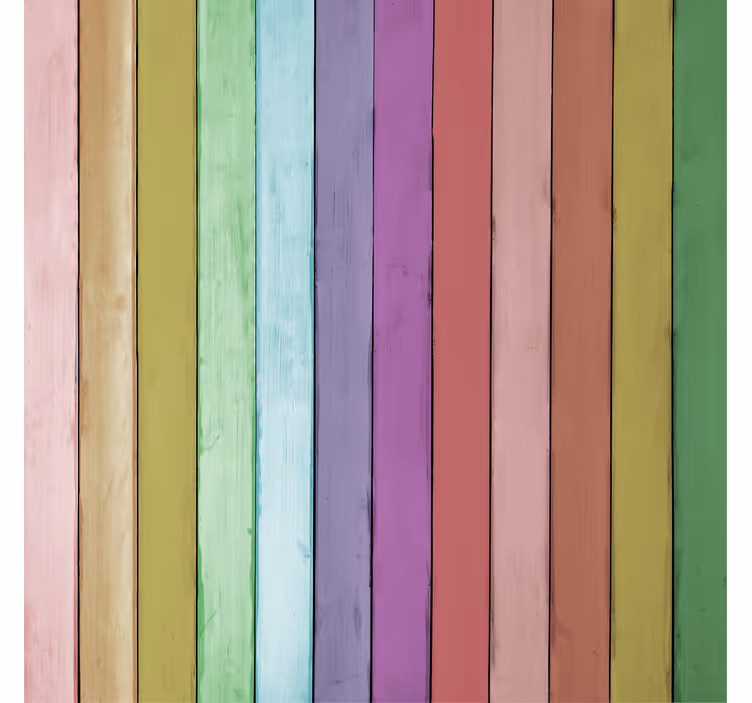 Papel tapiz ornamental tablas de madera claras - TenVinilo