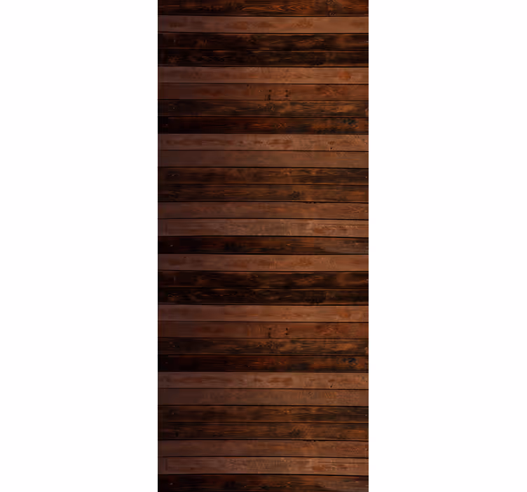 Papel tapiz ornamental tablones horizontales marrones - TenVinilo