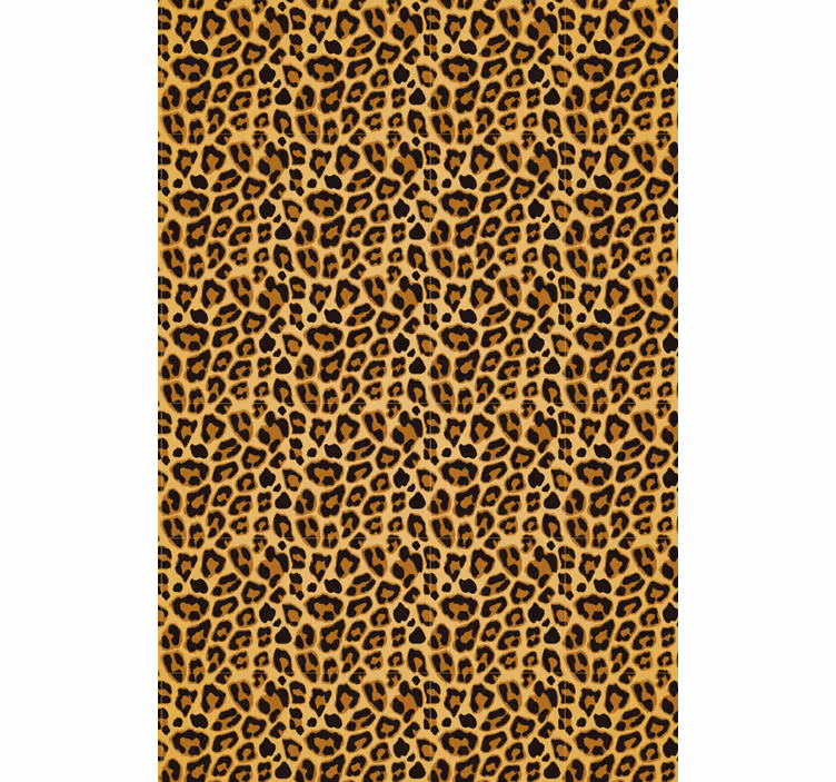 Papel tapiz animales estampado de leopardo - TenVinilo