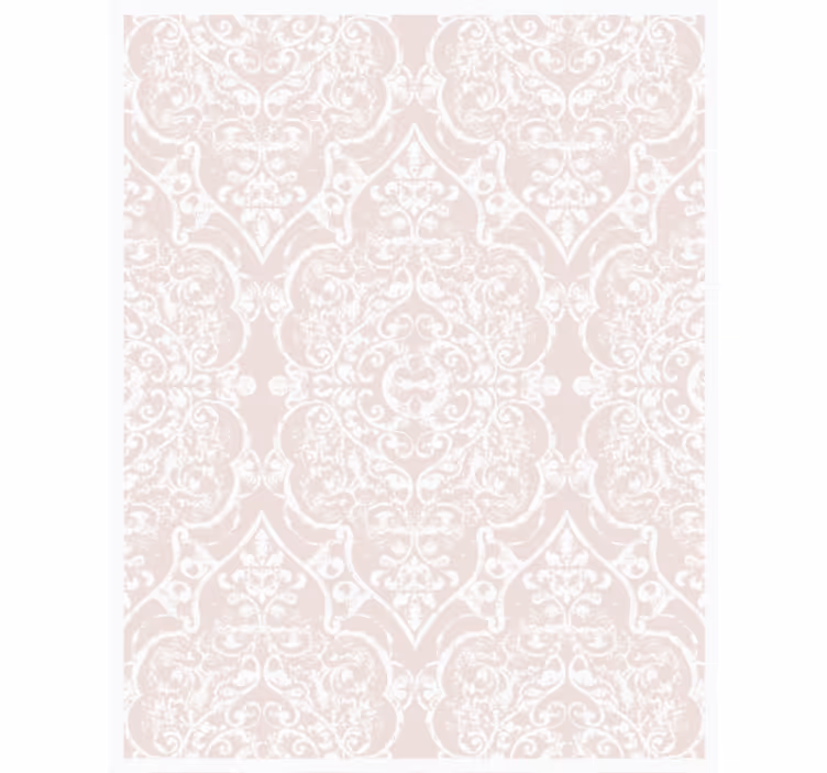 Papel tapiz vintage patrón barroco claro - TenVinilo