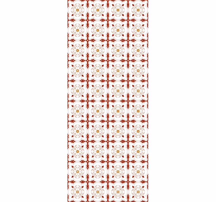 Papel tapiz azulejos baldosas en forma de red - TenVinilo