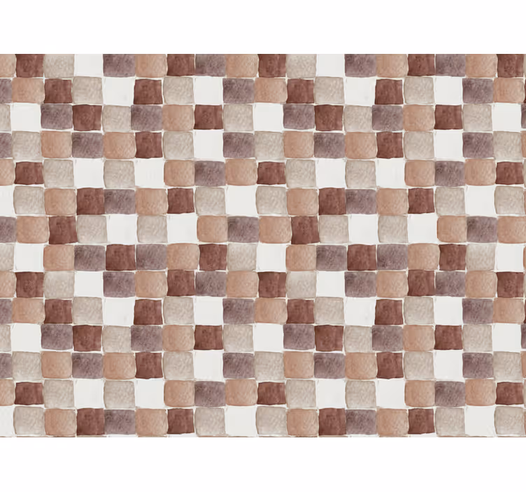 Papel tapiz para sala acuarela en tonos tierra - TenVinilo