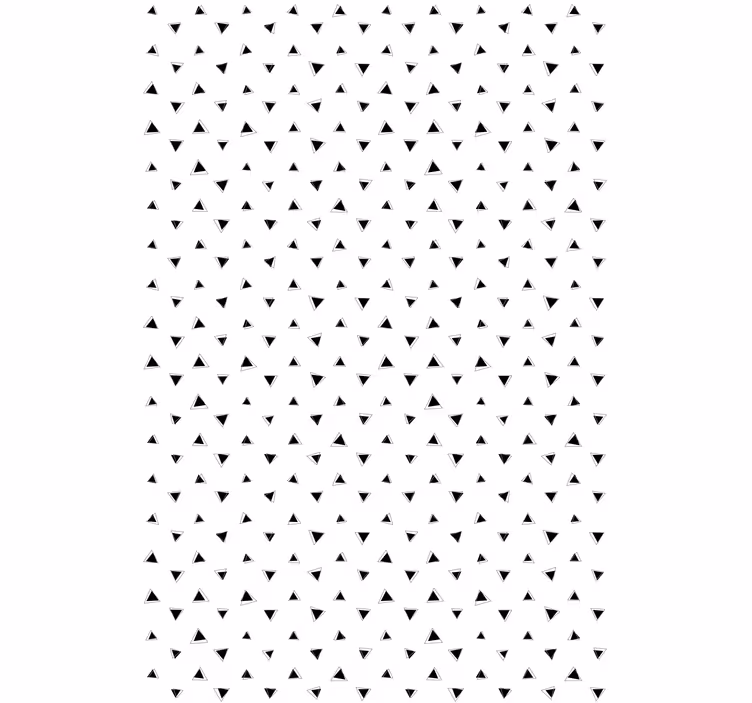 Papel tapiz nórdico triángulos 3d en negro y gris - TenVinilo