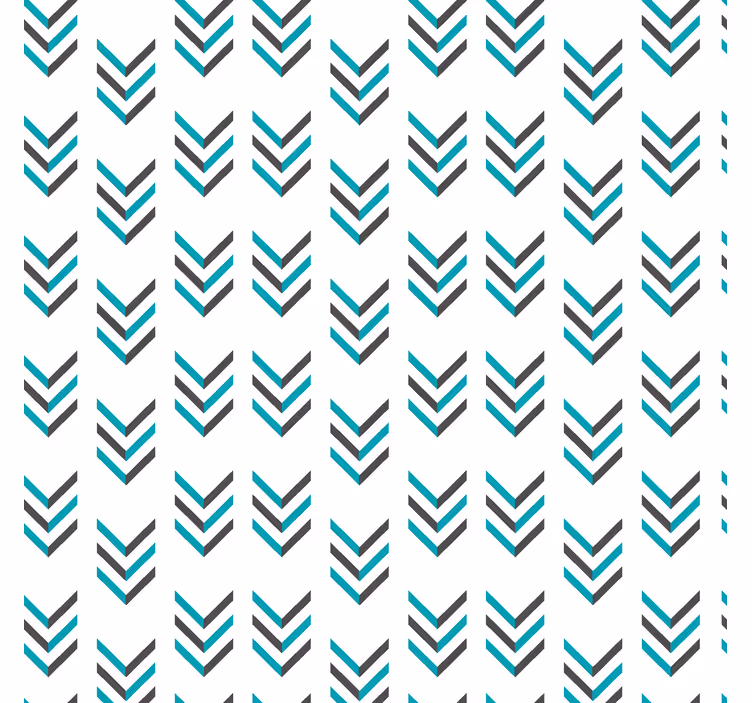 Papel tapiz nórdico flechas azules - TenVinilo