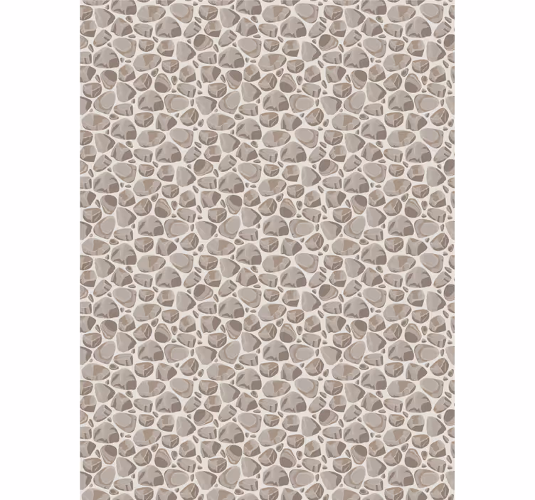 Papel tapiz textura patrón de piedras de río - TenVinilo