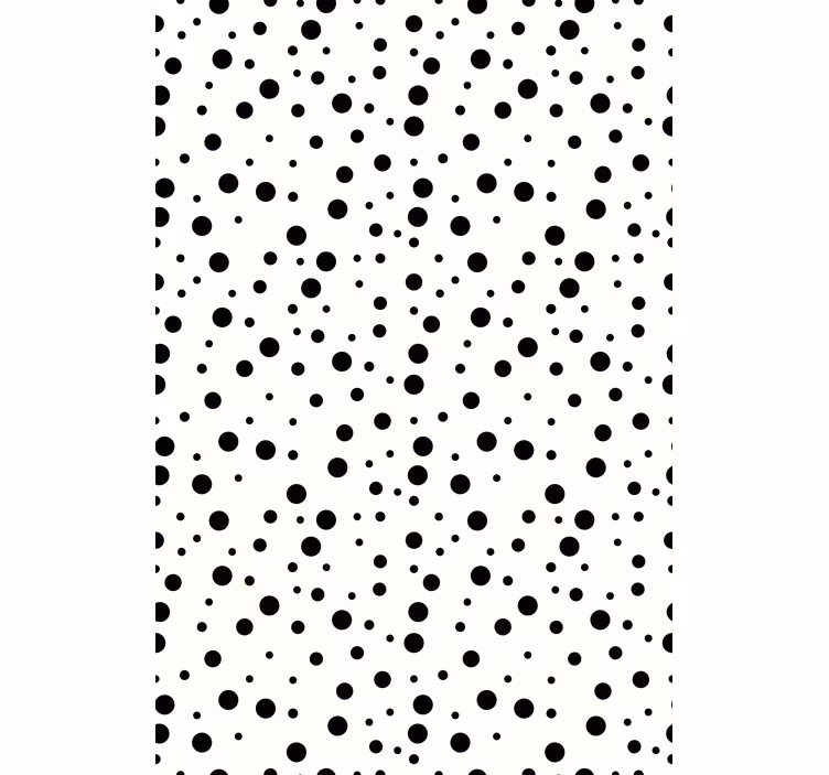 Papel tapiz textura puntos negros - TenVinilo