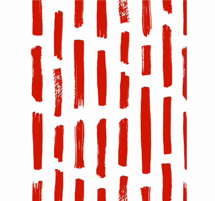 Papel tapiz para sala rayas rojas y blancas - TenVinilo