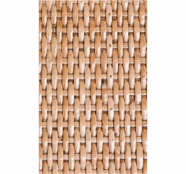 Papel tapiz para sala imitación de fibra natural - TenVinilo