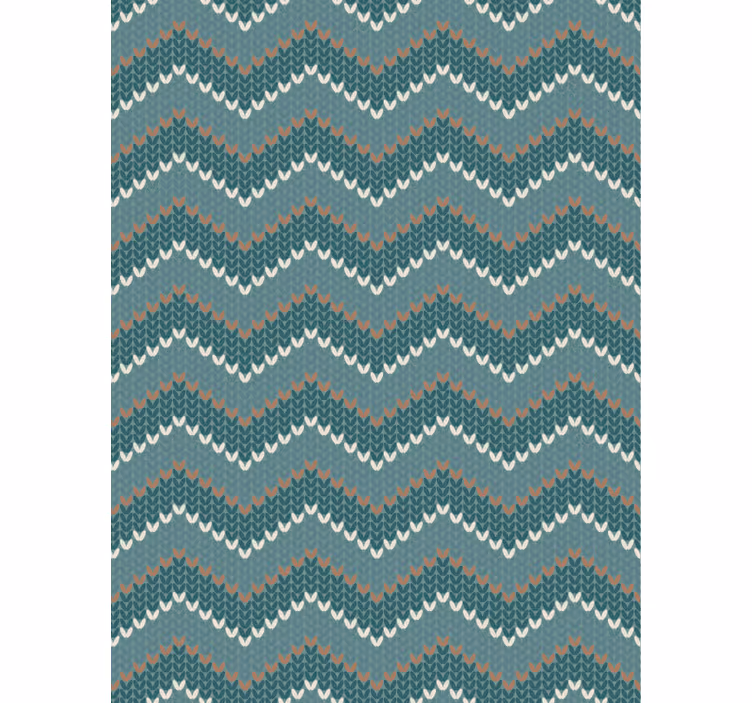 Papel tapiz para sala imitación fibra natural azul - TenVinilo
