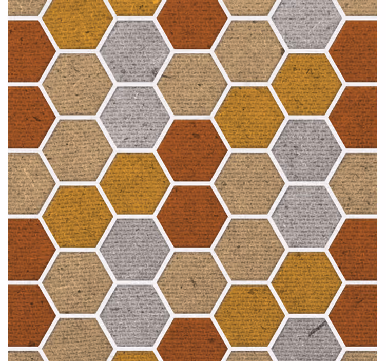 Papel tapiz para sala textura panal - TenVinilo