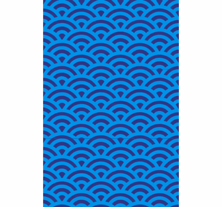 Papel tapiz para sala elemento de onda curvada - TenVinilo