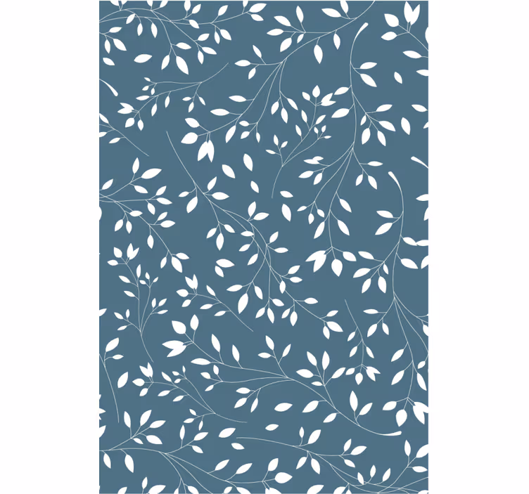 Papel tapiz para sala patrón de hojas lujosas - TenVinilo