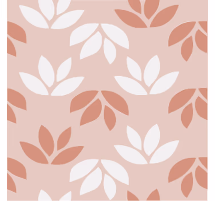 Papel tapiz vintage posavasos rosa floral - TenVinilo