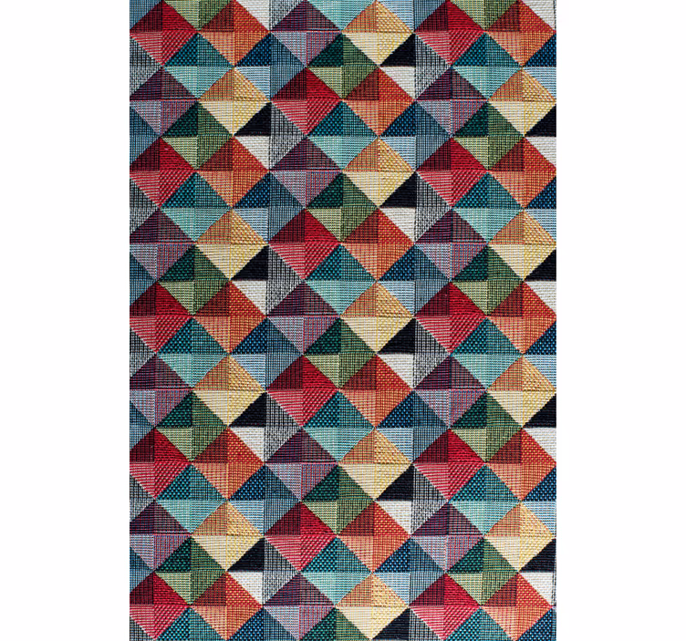 Papel tapiz geométrico con formas geométricas - TenVinilo