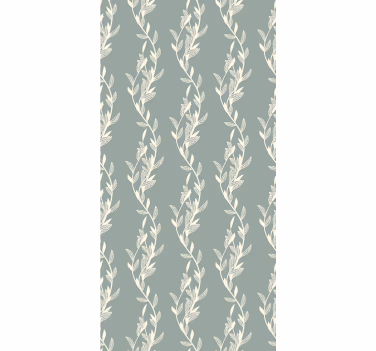 Papel tapiz árboles estilo provenzal hojas pequeñas - TenVinilo