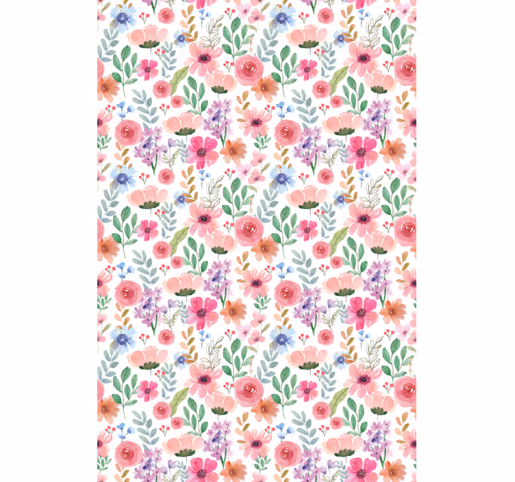 Papel tapiz oficina multicolor - TenVinilo
