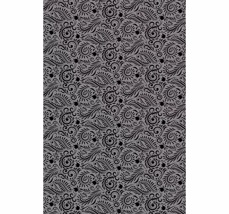 Papel tapiz moderno con patrones de espirales ornamentales - TenVinilo