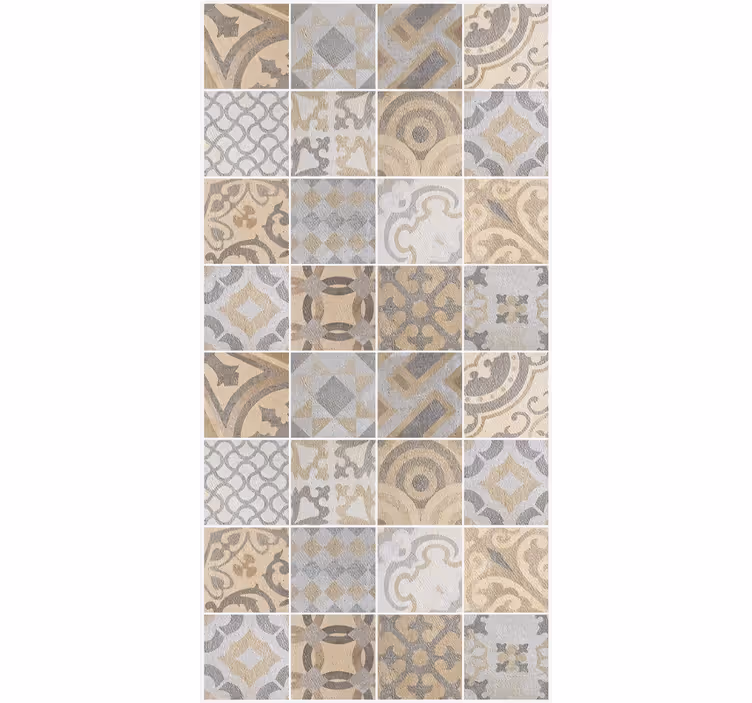 Papel tapiz cocina cemento "naranja" - TenVinilo