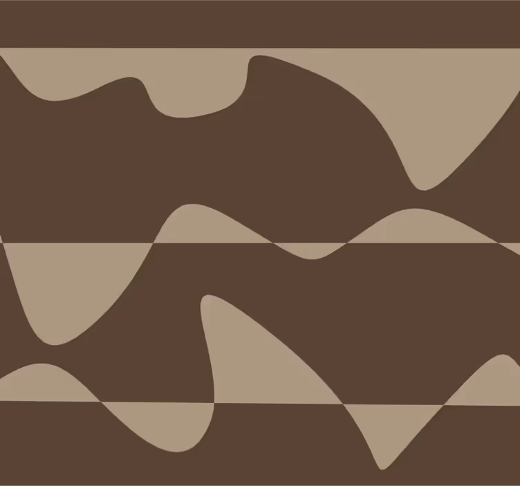 Papel tapiz cocina marrón abstracto - TenVinilo