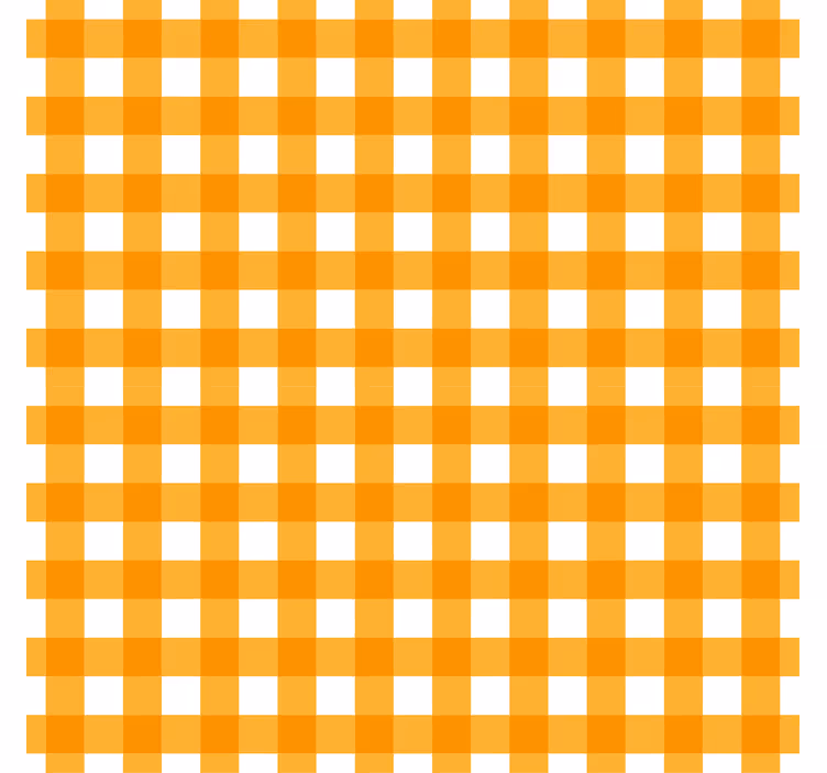 Papel tapiz cocina motivo a cuadros naranjas - TenVinilo