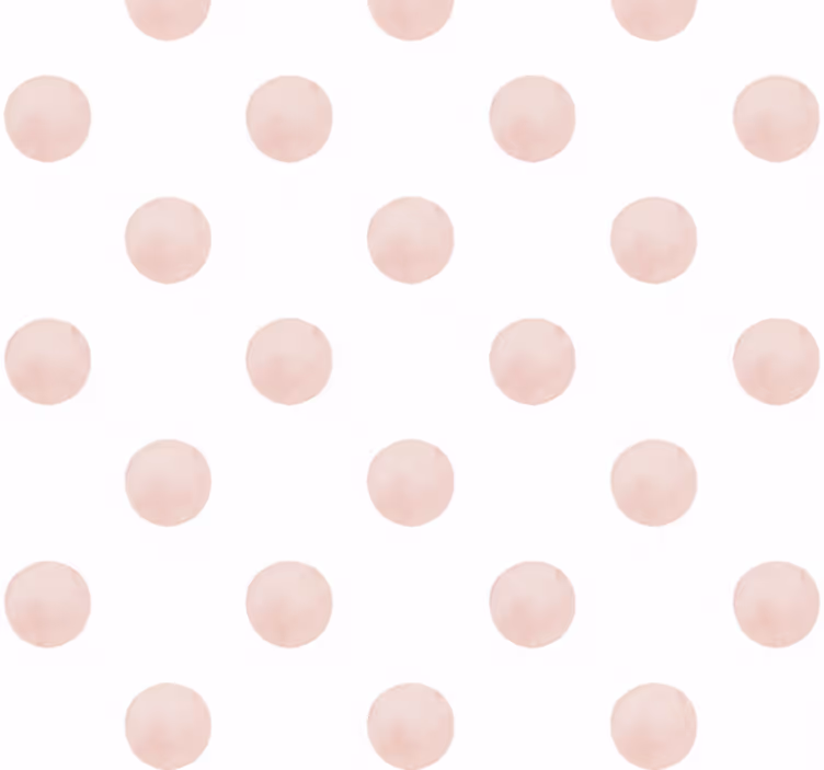 Papel tapiz recámara matrimonial lunares acuarelados rosa - TenVinilo