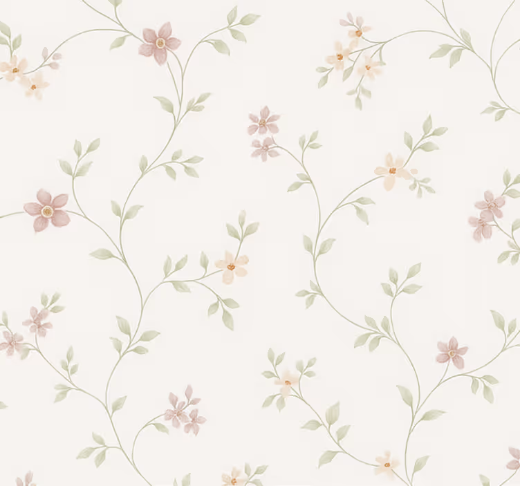 Papel tapiz recámara matrimonial sendero de prado clásico - TenVinilo